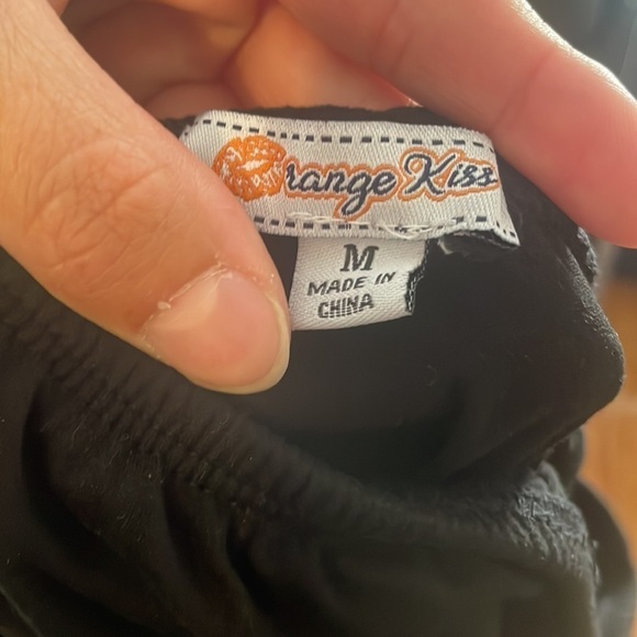 Off the shoulder one piece body suit all black - Picture 3 of 4